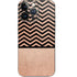 Rose Gold Chevron Split iPhone 14 Pro Skin