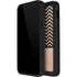 Rose Gold Chevron Split iPhone 14 Pro Waterproof Case