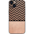 Rose Gold Chevron Split iPhone 14 Skin