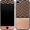 Rose Gold Chevron Split iPhone 7 Skin