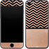 Rose Gold Chevron Split iPhone 7 Skin