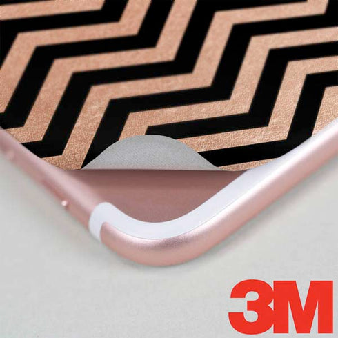 Rose Gold Chevron Split iPhone 7 Skin