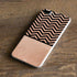 Rose Gold Chevron Split iPhone 8 Plus Skin