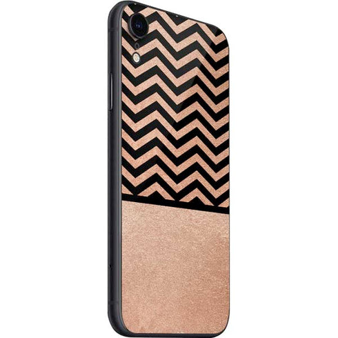 Rose Gold Chevron Split iPhone SE (2nd & 3rd Gen) Skin