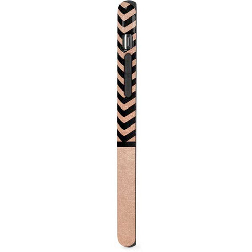 Rose Gold Chevron Split iPhone X Pro Case