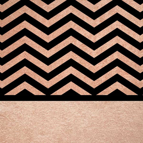 Rose Gold Chevron Split iPhone XR Pro Case