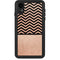 Rose Gold Chevron Split iPhone XR Waterproof Case