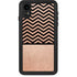 Rose Gold Chevron Split iPhone XR Waterproof Case