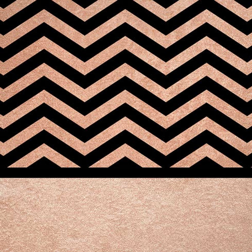 Rose Gold Chevron Split iPhone XS Max Skin