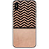 Rose Gold Chevron Split iPhone XS Skin