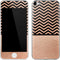 Rose Gold Chevron Split Apple iPod Skin
