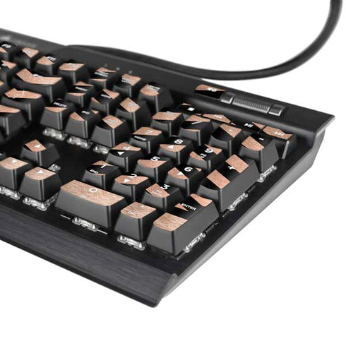 Rose Gold Chevron Split K95 RGB PLATINUM Mechanical Gaming Keyboard Skin