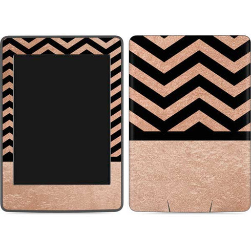 Rose Gold Chevron Split Amazon Kindle Skin