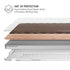 Rose Gold Chevron Split MacBook Pro 16in (2019-20) Case plus Skin