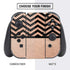 Rose Gold Chevron Split Nintendo Switch Bundle Skin