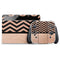 Rose Gold Chevron Split Nintendo Switch OLED (2021) Skin