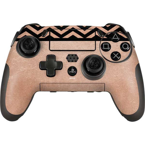 Rose Gold Chevron Split PlayStation Scuf Vantage 2 Controller Skin