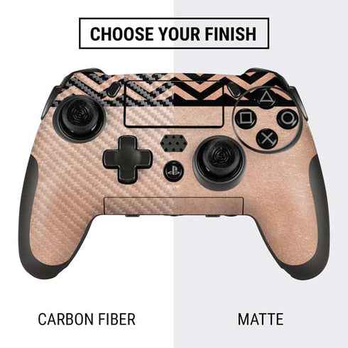 Rose Gold Chevron Split PlayStation Scuf Vantage 2 Controller Skin