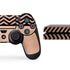 Rose Gold Chevron Split PS4 Console and Controller Bundle Skin