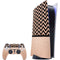 Rose Gold Chevron Split PS5 Digital Edition Bundle Skin