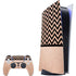 Rose Gold Chevron Split PS5 Digital Edition Bundle Skin