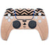 Rose Gold Chevron Split PS5 Controller Skin