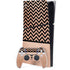 Rose Gold Chevron Split PS5 Slim Digital Edition Console Skin