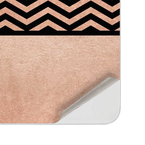 Rose Gold Chevron Split Surface Duo Skin