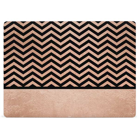 Rose Gold Chevron Split Surface Laptop 2 Skin