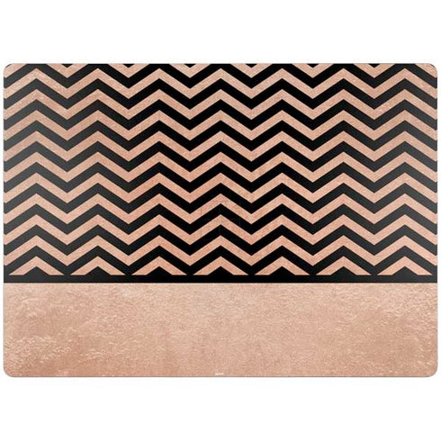 Rose Gold Chevron Split Surface Laptop 4 15in Skin