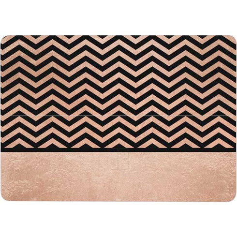 Rose Gold Chevron Split Surface Laptop Studio Skin