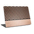 Rose Gold Chevron Split Universal Laptop 13in (10.6 x 7.6in) Skin