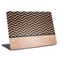 Rose Gold Chevron Split Universal Laptop 15in (12.2 x 8.8in) Skin