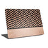 Rose Gold Chevron Split Universal Laptop 16in (13 x 9.4in) Skin