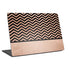 Rose Gold Chevron Split Universal Laptop 17in (13.8 x 10in) Skin