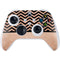 Rose Gold Chevron Split Xbox Series S Controller Skin