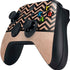 Rose Gold Chevron Split Xbox Series X Controller Skin