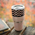 Rose Gold Chevron Split Yeti 30oz Rambler Tumbler Skin