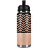 Rose Gold Chevron Split YETI Rambler 26oz Bottle Skin