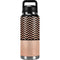 Rose Gold Chevron Split YETI Rambler 36oz Bottle Skin