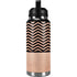 Rose Gold Chevron Split YETI Rambler 36oz Bottle Skin