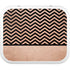 Rose Gold Chevron Split YETI Roadie 24 Hard Cooler Skin
