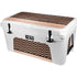 Rose Gold Chevron Split YETI Tundra 65 Hard Cooler Skin