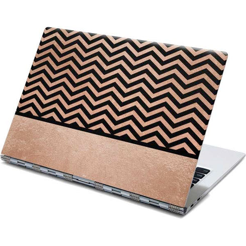 Rose Gold Chevron Split Yoga 910 2-in-1 14in Touch-Screen Skin