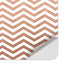 Rose Gold Chevron Surface Duo Skin