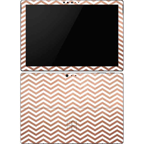 Rose Gold Chevron Surface Pro 6 Skin