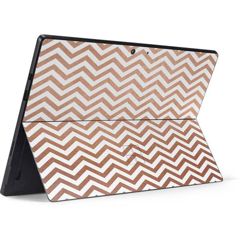Rose Gold Chevron Surface Pro 7 Skin