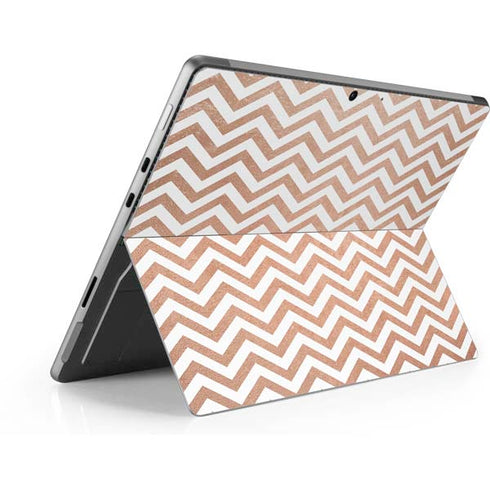 Rose Gold Chevron Surface Pro 8 Skin