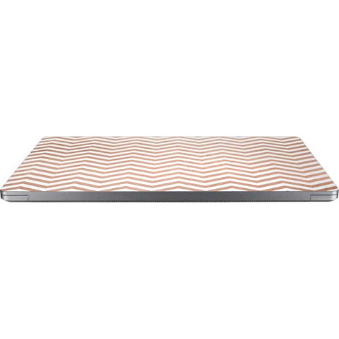 Rose Gold Chevron Universal Laptop 16in (13 x 9.4in) Skin