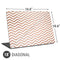 Rose Gold Chevron Universal Laptop 18in (14.6 x 10.6in) Skin
